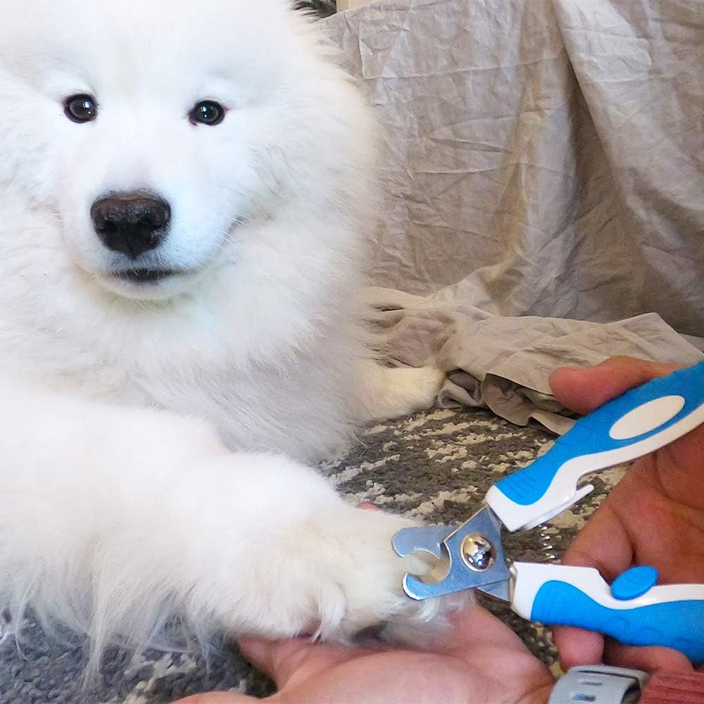 Scamper Pets Dog Nail Clippers, Nail Clipper for Dogs, Cat Nail Clippers with Pet Safety Lock (Medium)