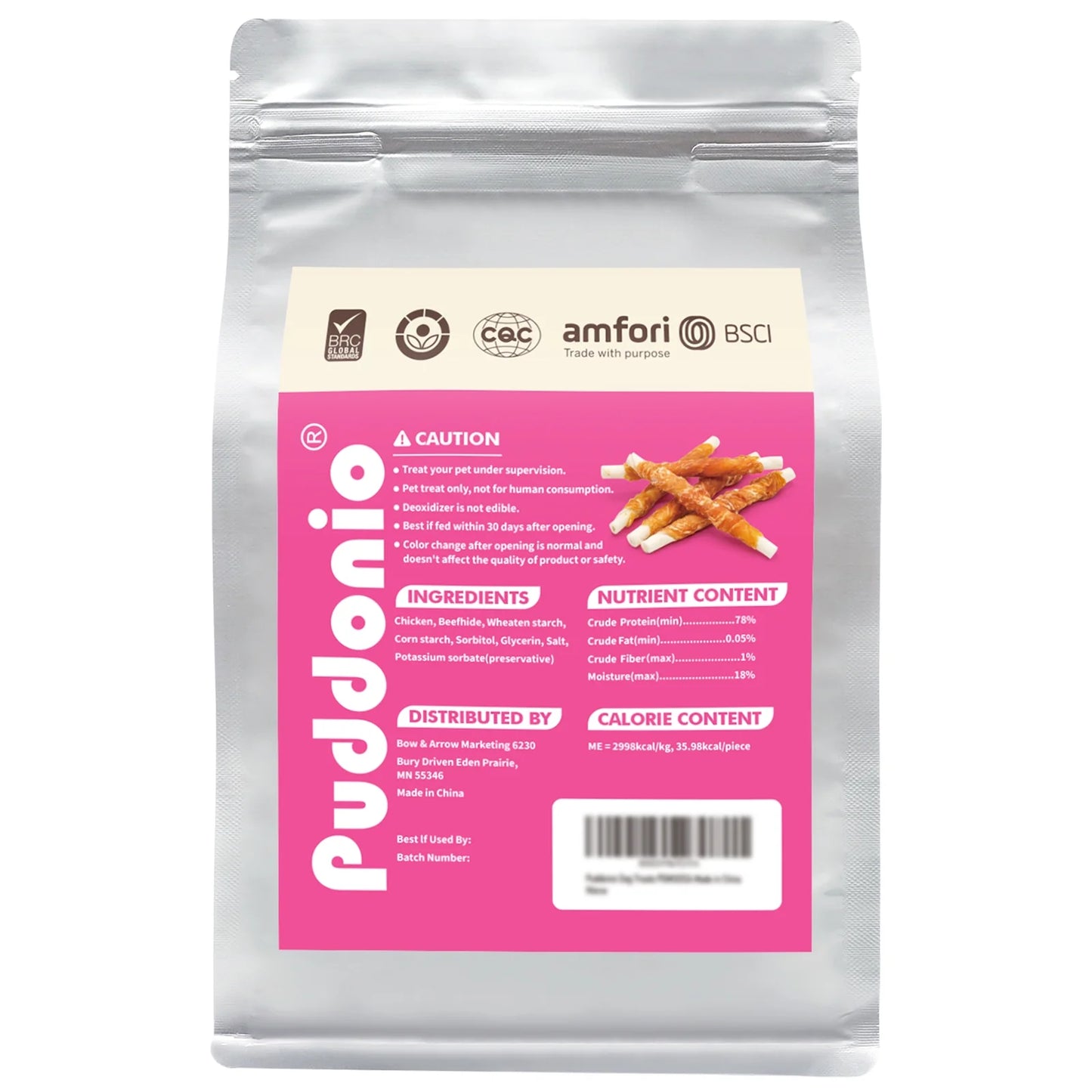 Chicken Jerky with Rawhide Sticks Dog Treats, 10 Oz (25 Ct)