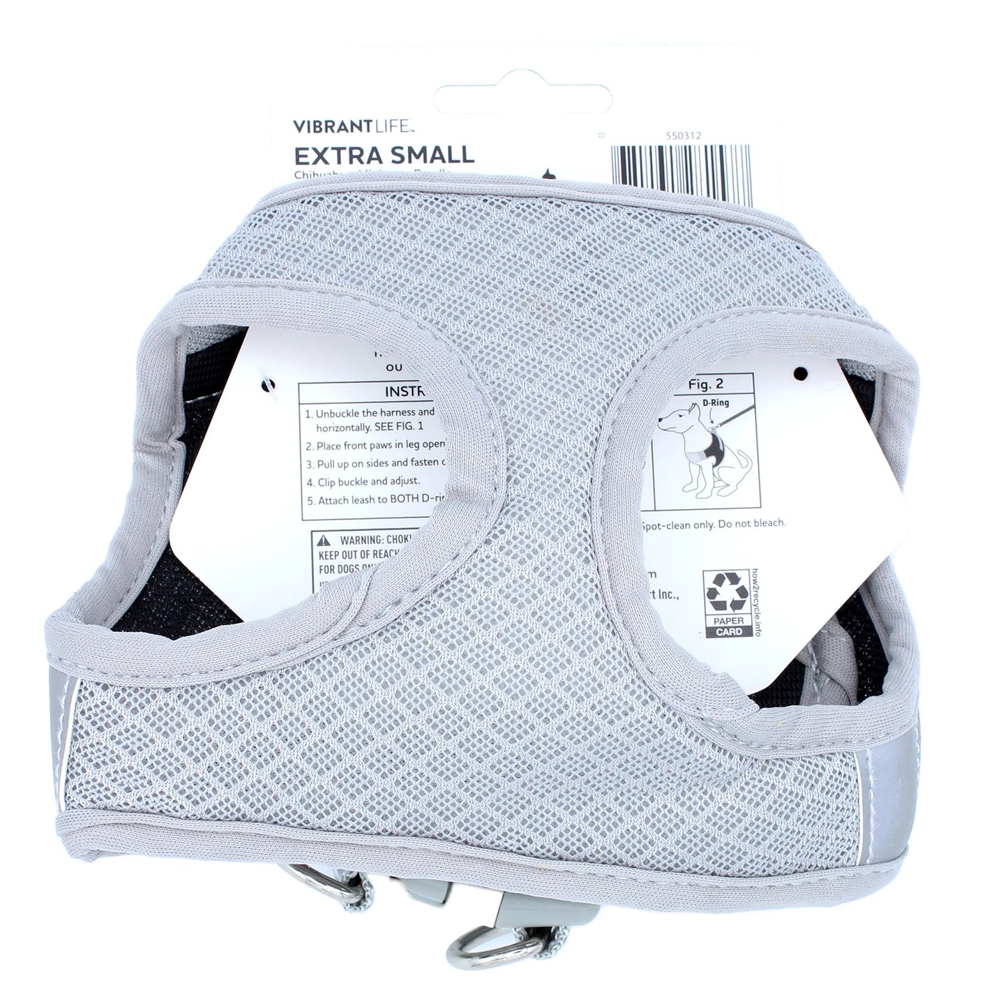 Dog Harness, Black, (XS)