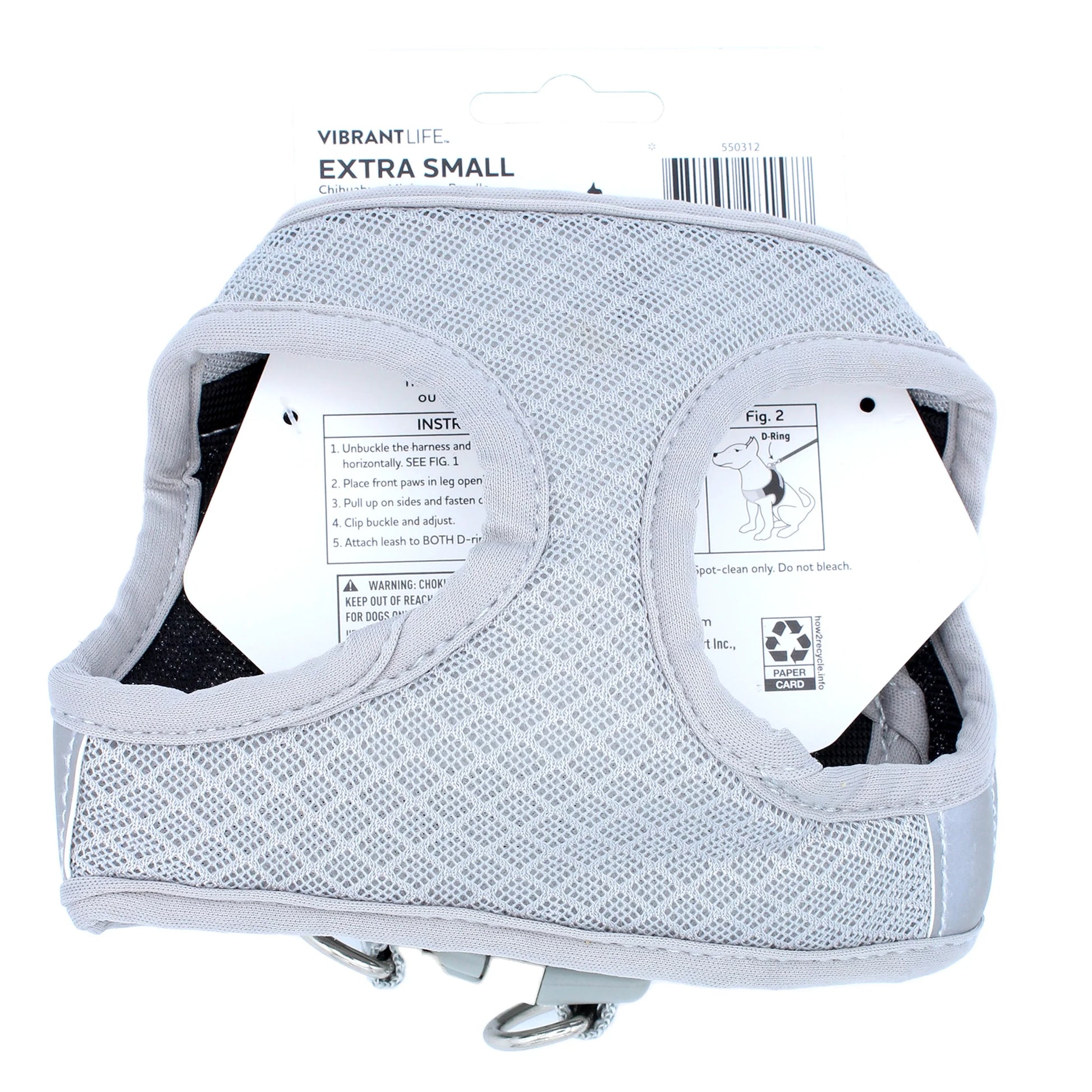 Dog Harness, Black, (XS)