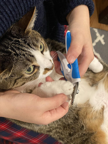 Scamper Pets Dog Nail Clippers, Nail Clipper for Dogs, Cat Nail Clippers with Pet Safety Lock (Medium)