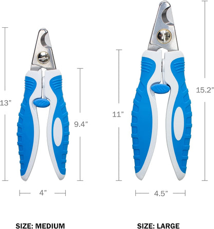 Scamper Pets Dog Nail Clippers, Nail Clipper for Dogs, Cat Nail Clippers with Pet Safety Lock (Medium)