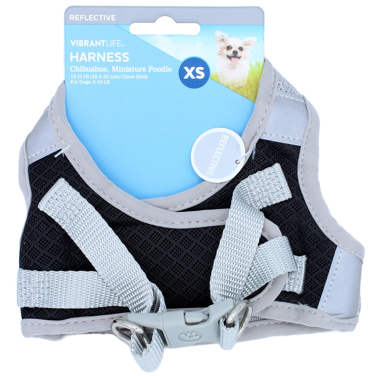 Dog Harness, Black, (XS)
